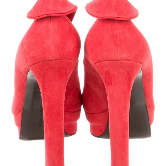 Bottega veneta suede platform pumps - Picture 2 of 5